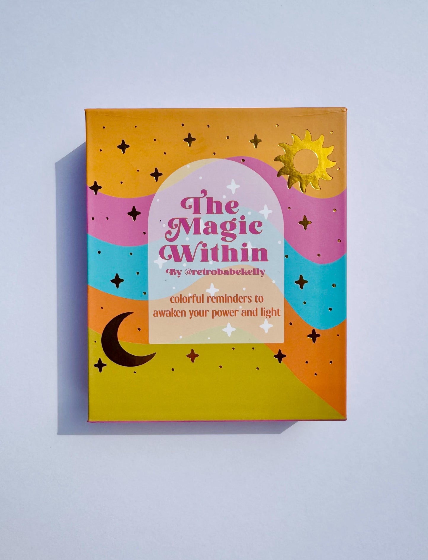 Magic Within Affirmation Cards, Gold Foil Self Love Deck, Empowering Mindset (44 Cards)