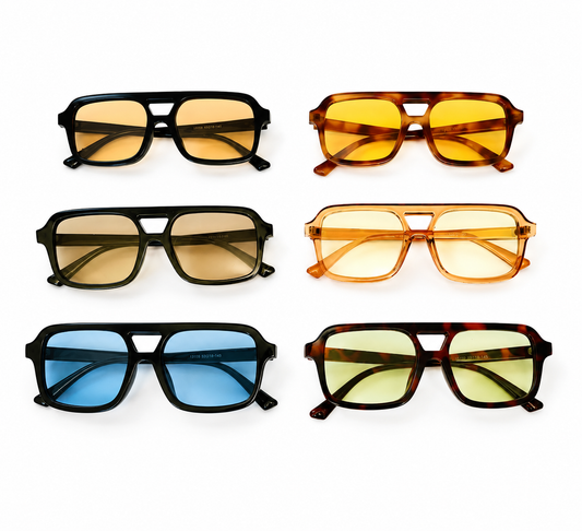 Vintage style aviator sunglasses