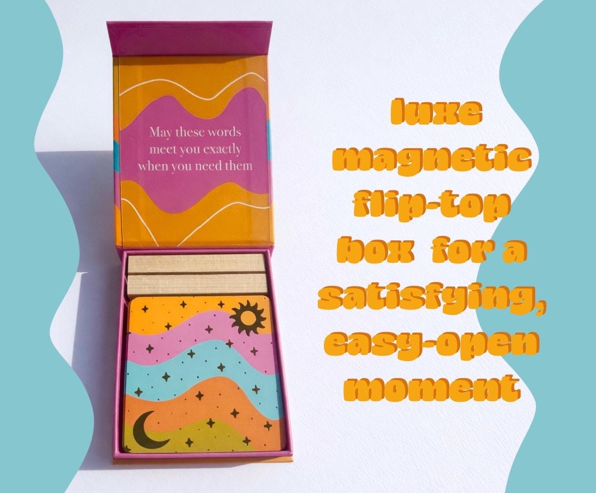 Magic Within Affirmation Cards, Gold Foil Self Love Deck, Empowering Mindset (44 Cards)