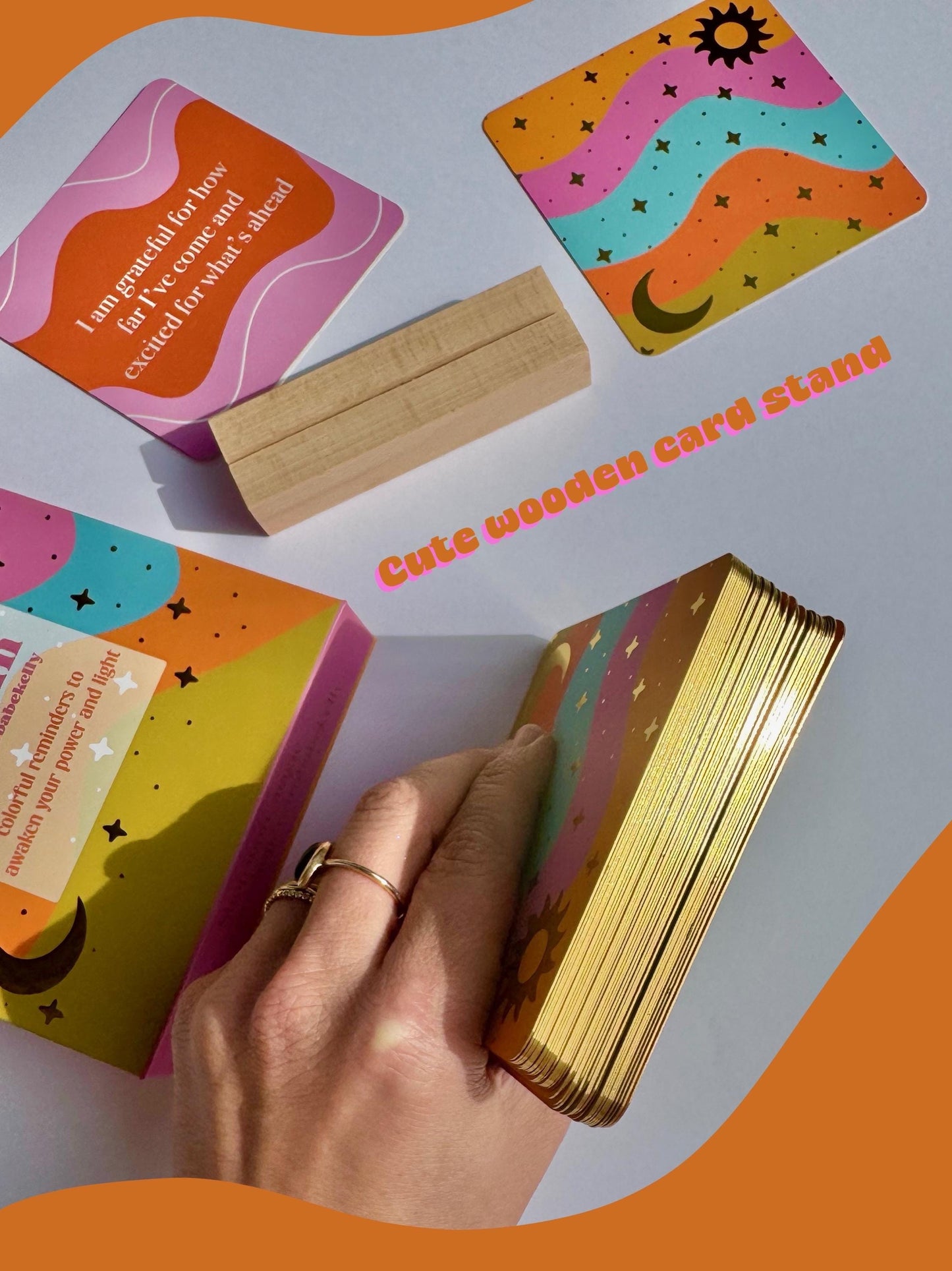 Magic Within Affirmation Cards, Gold Foil Self Love Deck, Empowering Mindset (44 Cards)