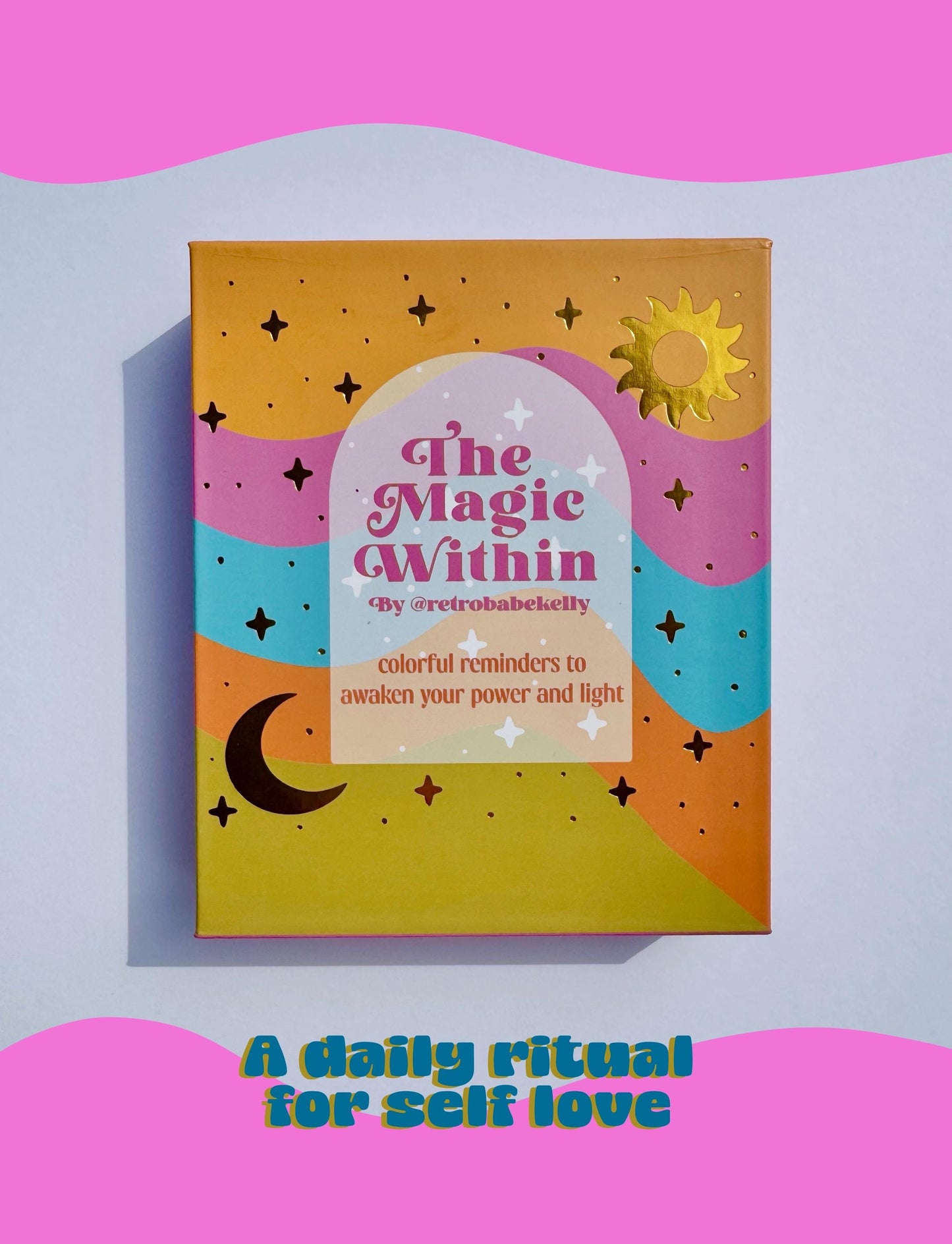Magic Within Affirmation Cards, Gold Foil Self Love Deck, Empowering Mindset (44 Cards)