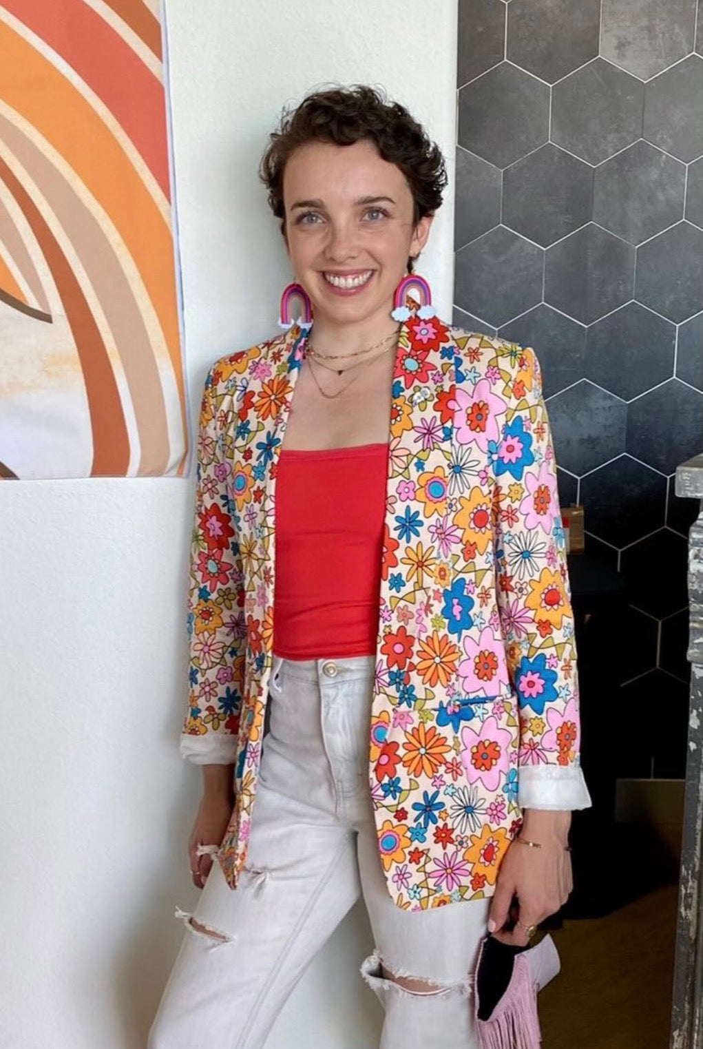 flower power blazer