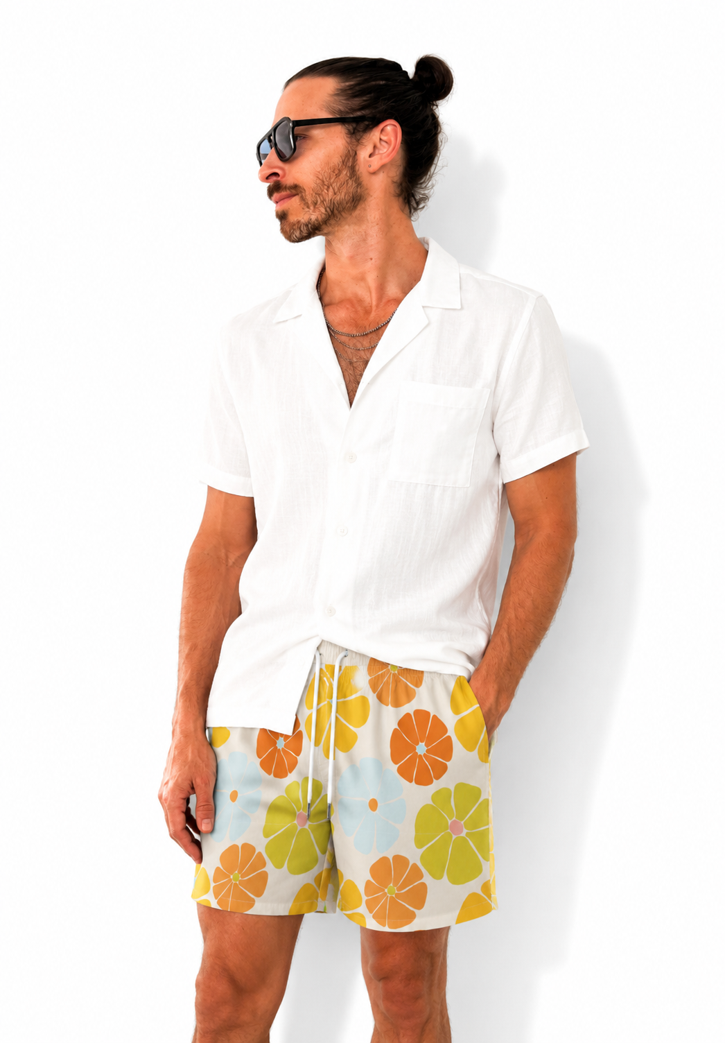 sunrise cotton lounge shorts
