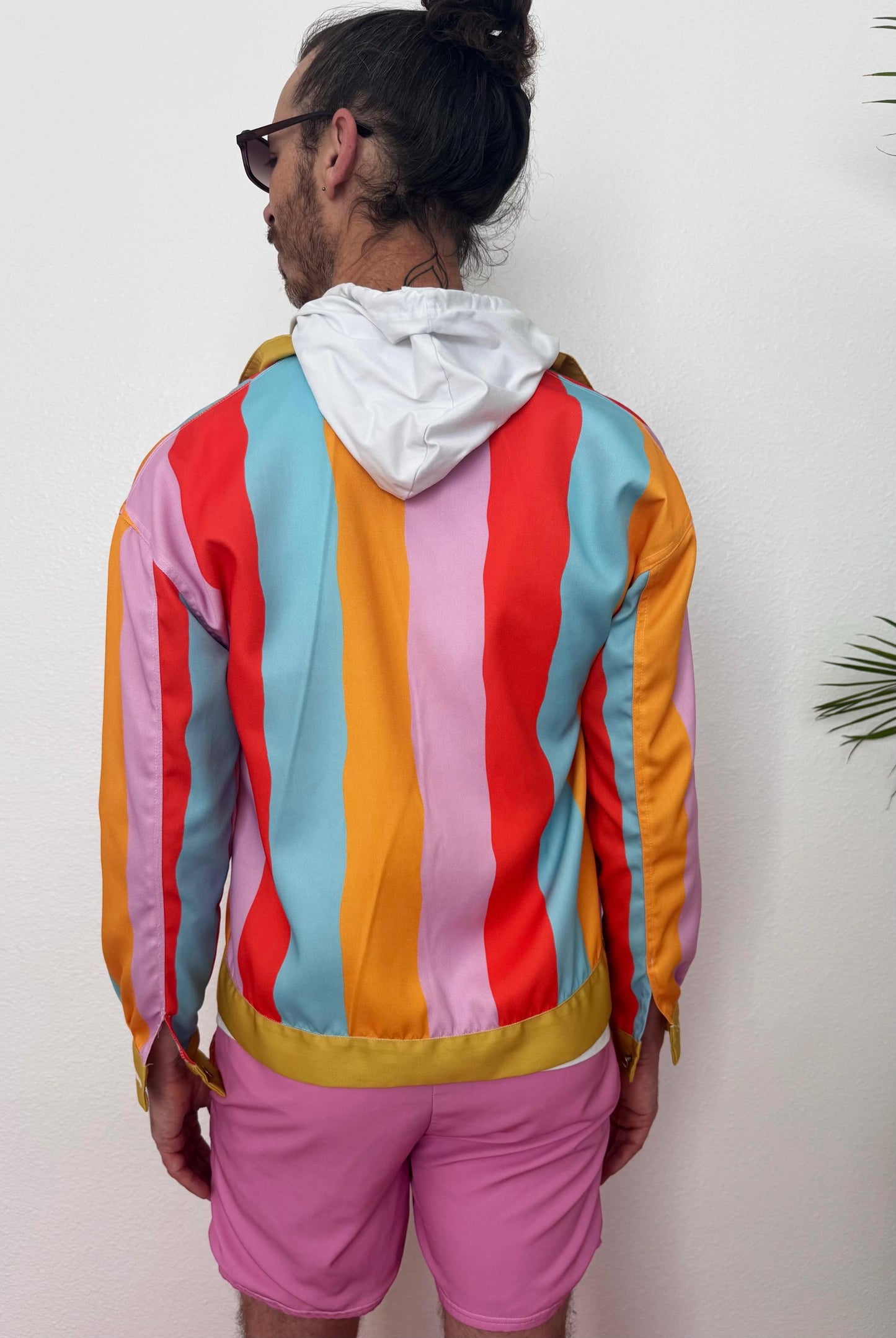 Color therapy Collection Colorblock Men’s Jacket | Statement Streetwear | Handmade